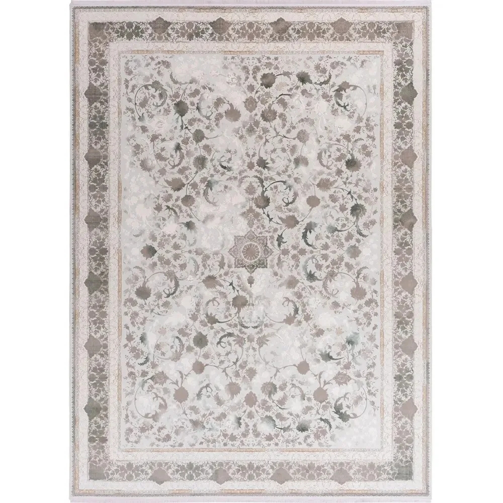 فرش ماشینی آوانته طرح 10av0260 تمام رنگ 1200 شانه گل ابریشم